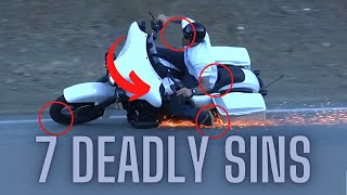 How To Corner On A Harley Without Being AFRAID HarleyDavidson StreetGlide Motorcycle [upl. by Atterehs]