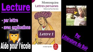 1à3  Lettres persanes de Montesquieu  lecture et explications des lettre 1à3 [upl. by Irolav]