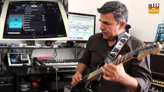 AMPKIT DEMO Guitar amp Bass Iphone Ipad  APOGEE JAM [upl. by Debra842]