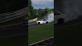 Jump entry at quotGreen Hellquot nordschleife e36 drift [upl. by Valentine]