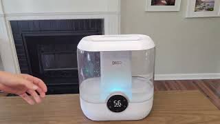 Dreo 6L Humidifiers for Bedroom Quiet Supersized Cool Mist Ultrasonic Humidifier Review [upl. by Eniarol]