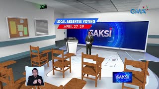 Balota at iba pang election paraphernalia para sa local absentee voting simimulan na ang  Saksi [upl. by Ssyla140]