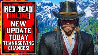 The New Red Dead Online THANKSGIVING UPDATE Today RDR2 [upl. by Neellek]