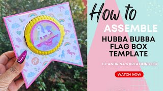 How to assemble AK Hubba Bubba Flag Box by Andrinas Kreations llc [upl. by Ikkim]