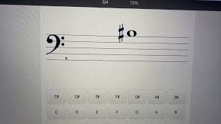 Note identification with Treble bass and alto clef [upl. by Christoffer]