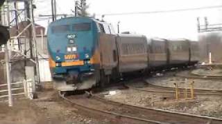 VIA train gets Red flag at Smith Falls [upl. by Fellows]