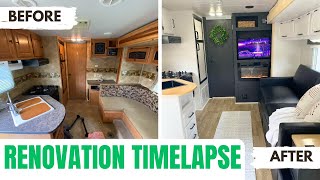 RV Renovation Timelapse from Beginning to End [upl. by Garrett]