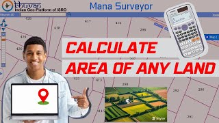 Area Calculation of any Land manasurveyor [upl. by Maxim]