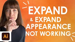 How to Fix Expand and Expand Appearance not working in Adobe Illustrator [upl. by Yelrahs85]