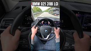 BMW G21 318i LCI Top Speed  156PS on German Autobahn  200 kmh [upl. by Dray]