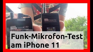 🔴 Pixel Voical Air Funkmikrofon an iPhone 11 Pro QualitätsTest  microphone [upl. by Sheri]