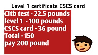 CSCS Card level 1 certification  constructionwork [upl. by Ewan204]