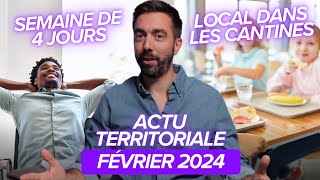 ACTU TERRITORIALE FÉVRIER 2024  Mayotte produits locaux dans les cantines semaine de 4 jours [upl. by Scheck]