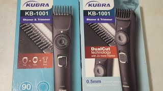 KUBRA Shaver amp Trimmer KB1001 [upl. by Leamse]