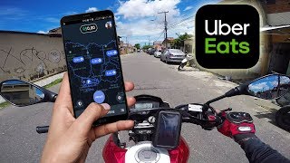 COMO ENTRAR PARA UBER EATS ENTREGADOR [upl. by Denie]