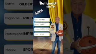 🌟 Con entusiasmo annunciamo un altro membro della giuria di Ballando con te Gilberto Preda 🌟 [upl. by Nueoras]