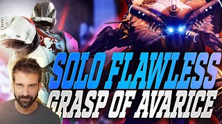 SOLO FLAWLESS TITAN GRASP OF AVARICE DUNGEON  Destiny 2 [upl. by Brinson]