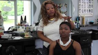 How to Sew in a Bob Weave With Bangs  Hair Perms amp Styling Tips [upl. by Litha]