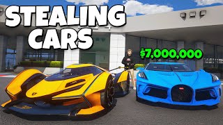 Stealing RARE Supercars in GTA 5 RP [upl. by Kristina]