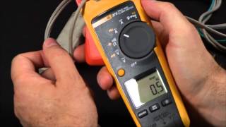 How To Measure Current On A Power Cord With The Fluke 375 ACDC Clamp Meter [upl. by Onfre]