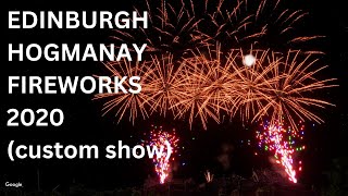 FWsim  Edinburgh Hogmanay 2020 Custom Show [upl. by Nyvar]