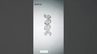 How to draw🎨 DNA📖 structure Easy waydrawing dna biology viralvideo [upl. by Iliak282]