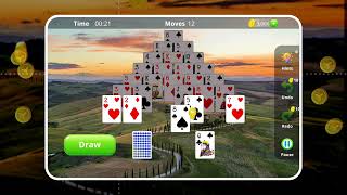 Solitaire Collection Pyramid Gameplay [upl. by Ellehsar540]