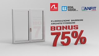 GUIDA al BONUS 75 per LABBATTIMENTO delle BARRIERE ARCHITETTONICHE [upl. by Butcher]