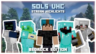 I Hosted Ultra Hardcore in Minecraft Bedrock Stream Highlights [upl. by Aizatsana276]