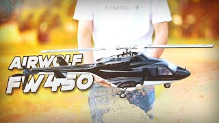 FLYWING Airwolf FW450 RC Helicopter [upl. by Notkcorb]