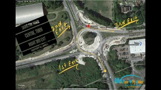 Roundabout Driving Lessons Basingstoke “Town Centre A3010”Thornycroft Roundabout [upl. by Rednael]