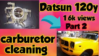 datsun 120Y carburetor cleaning part 2 javed autos [upl. by Anatole]