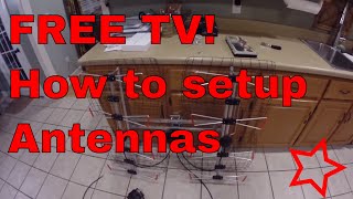 Detailed instructions on how to Install an over the air TV Antenna for free HDTV [upl. by Salzhauer]