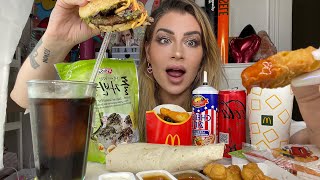 Asmr dégustation nouveauté MacDonald’s 🍔  Avocado Burger Wrap Wasabi Potatoes Seaweed… [upl. by Rosanna]