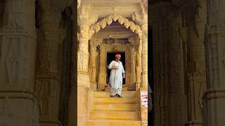 Hum gye dekhne jaisalmer ka famous Jain Mandir 😍🙏 neelamkukreja shorts ytshorts [upl. by Tirma333]