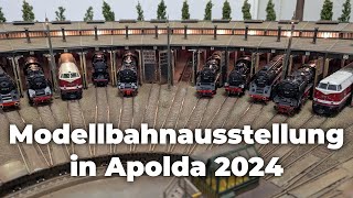 Modellbahnausstellung zum Lichterfest in Apolda 2024 [upl. by Kassi]