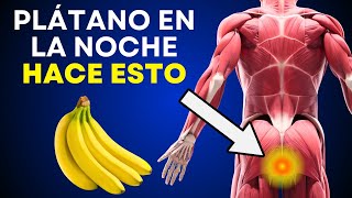 ¿Por qué NECESITAS 1 plátano antes de dormir ¡Estas son las RAZONES que nadie sabe [upl. by Blakelee]