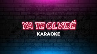 Ya Te Olvidé  Tony Rosado  Karaoke [upl. by Blum]