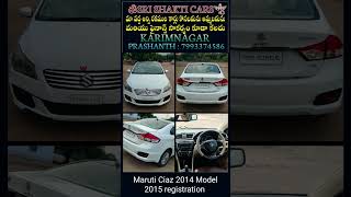 Maruti Ciaz 2014 Model 2015 Registration Good Condition automobile maruticiaz marutisuzuki ciaz [upl. by Marcin952]