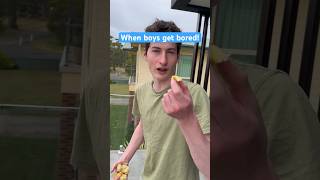 whenboysgetbored familychannel aussiefamily crazycaleb [upl. by Solokin]