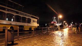 Sturmflut am Alten Strom von Warnemünde [upl. by Amy]