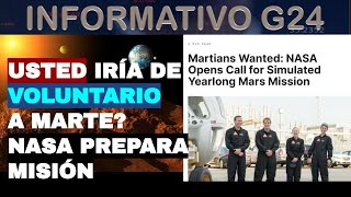 IMPACTANTE USTED IRIA DE VOLUNTARIO A MARTE NASA BUSCA VOLUNTARIOS MISION PRIMAVERA 2025 [upl. by Kuehn]