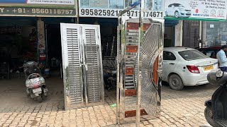 How to build metal entrance door 2 luxury steel doors design [upl. by Shlomo]