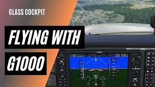 G1000 Approach and Landing  Glass Cockpit Tips [upl. by Edva]