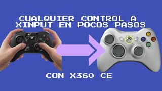 Tutorial x360ce usar controles ya instalados como xinput [upl. by Kimberli]