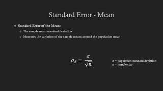 How to Calculate Standard Error [upl. by Avraham]