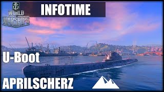 U BOOTE als Scherz WG nimmt sich auf die Schippe  World of Warships  Quickinfo Ger 60fps [upl. by Naujd]