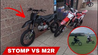 Stomp 140 VS M2R 160 Street Race [upl. by Pier644]