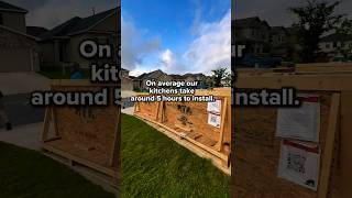 EASY DIY Outdoor Kitchen outdoorkitchen construction easyinstall [upl. by Jermain]