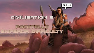 Civilisation 5  Attempt 2 Emperor Difficulty  Pocotello Part 4 [upl. by Harrow608]